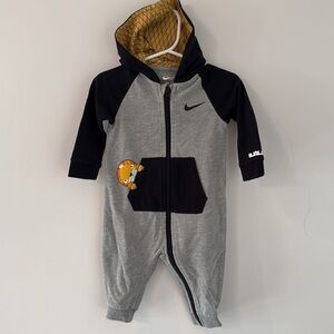 Nike LeBron James baby full zip coverall in size 12m